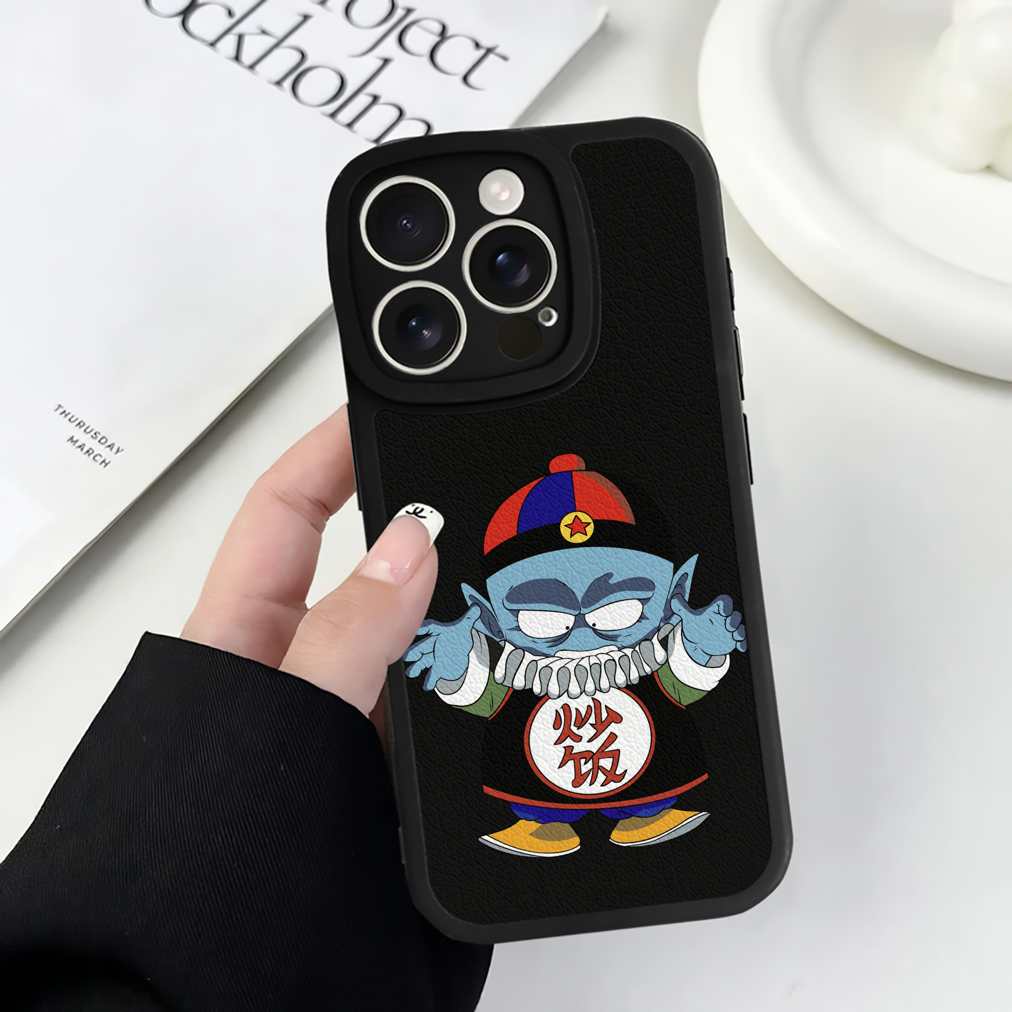 （画像用） ドラゴンボール DRAGON BALL 【iPhone 16シリーズ対応】シリコンスマホケース（レザー調） 材質：シリコン